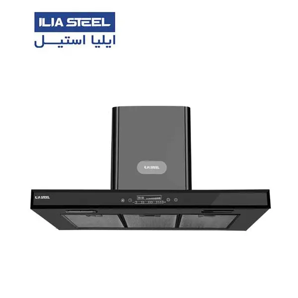 هود شومینه ای ایلیا استیل مدل میترا سایز 90
