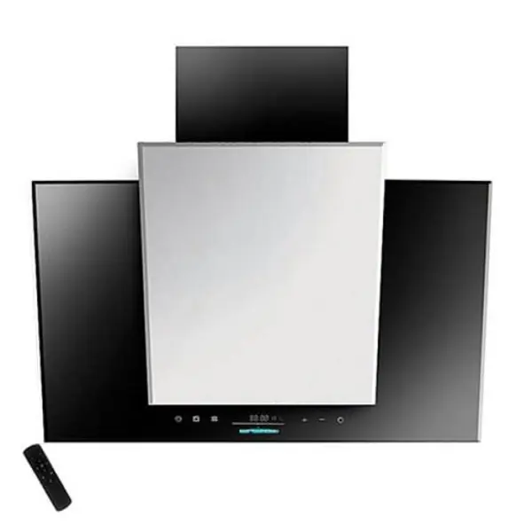 هود 90 سانت شیشه شیبدار موتور فلز رابیتس مدل RH-110BW - 2