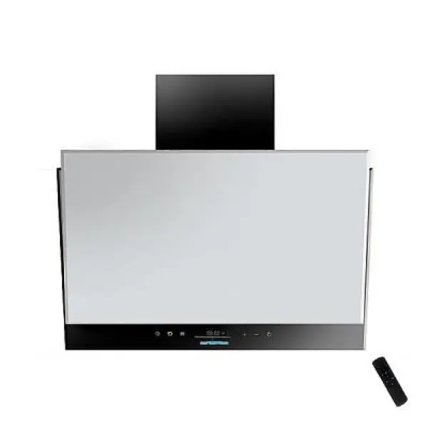 هود 90 سانت شیشه شیبدار موتور فلز رابیتس مدل RH-111-BW - 2