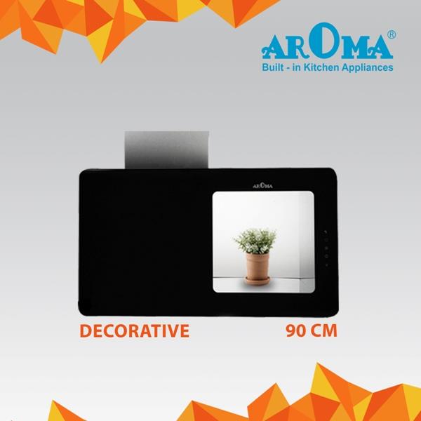 هود شومینه ای آروما مدل Decorative سایز 90 Aroma Chimney Hood Size