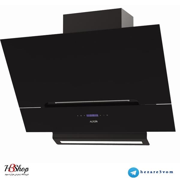 هود مورب آلتون مدل H307 سایز 90 مشکی Alton Wall-Mount Inclined Chimney Hood Size