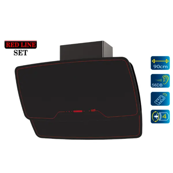 هود مورب آلتون مدل H310 سایز 90 Alton Wall-Mount Inclined Chimney Hood Size - 3