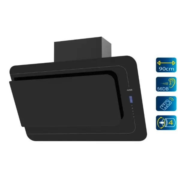هود مورب آلتون مدل H312 سایز 90 Alton Wall-Mount Inclined Chimney Hood Size - 4