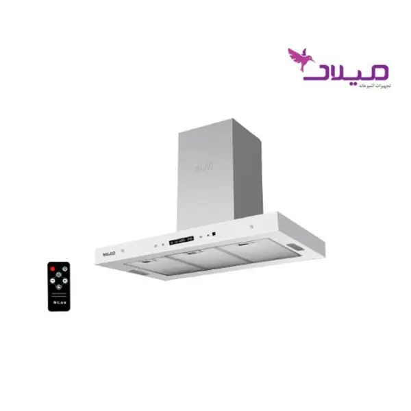 هود شومینه ای MILAN میلان مدل مارال استیل سایز 90 - 4