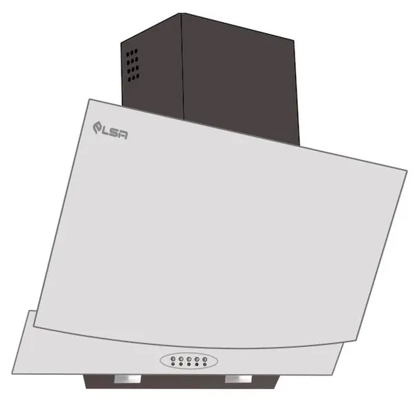 هود مورب السا استیل مدل H 305 سایز 90 - 2