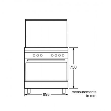 اجاق گاز مبله بوش HSG736225M ایتالیا Stove BOSCH