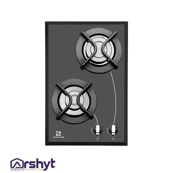 اجاق گاز صفحه ای شیشه 2 شعله پرنیان استیل مدل PB2201 - 4