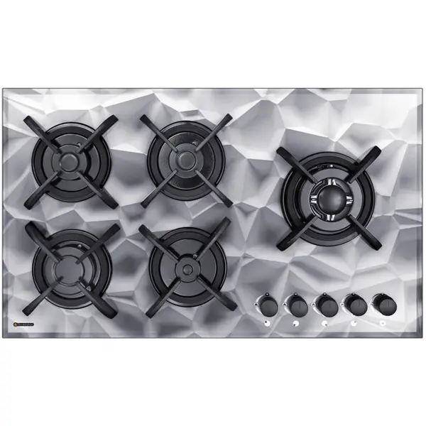 گاز رومیزی درخشان 3 بعدی مدل G 629. 3D اجاق صفحه ای G629 شیشه سه - 3
