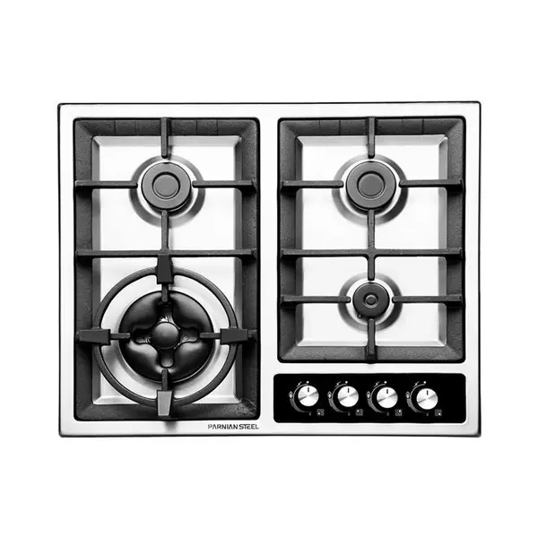 اجاق گاز صفحه ای 4 شعله استیل پرنیان مدل PB4101 - 4