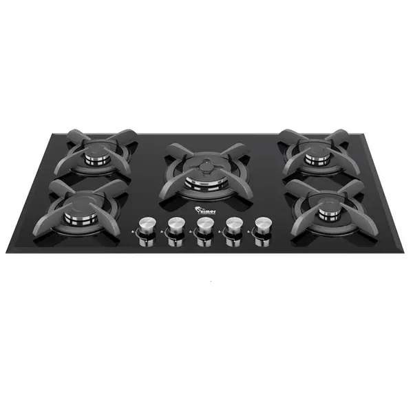 اجاق گاز شیشه ای 5 شعله سیمر مدل G575 - 3