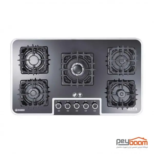 اجاق گاز 5 شعله شیشه ای درخشان کد G637 Derakhshan Gas Hob - 5