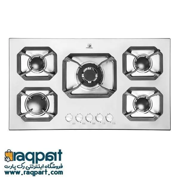 اجاق گاز صفحه ای 5 شعله استیل پرنیان مدل PB5111