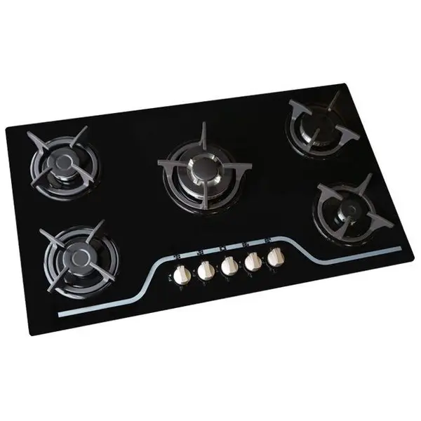 اجاق گاز صفحه ای 5 شعله شیشه اخوان مدل Z-6 - 3