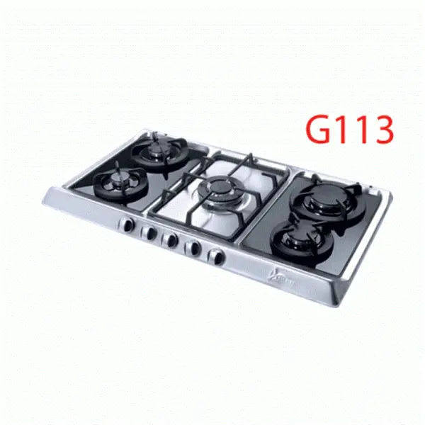اجاق گاز صفحه ای اخوان G113 شیشه استیل - 6