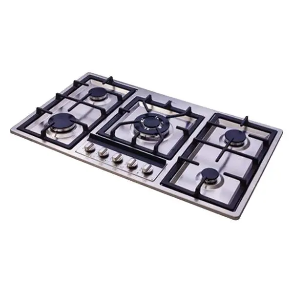اجاق گاز پنج شعله استیل اخوان مدل G133-S - 5