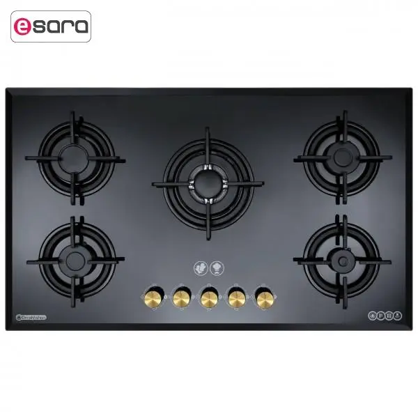 اجاق گاز صفحه ای درخشان G605 Derakhshan Glass Gas Hob - 5