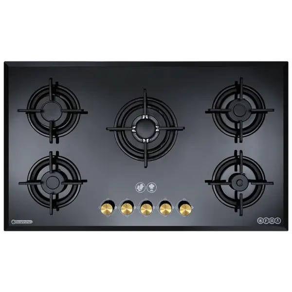اجاق گاز صفحه ای درخشان G605 Derakhshan Glass Gas Hob - 6