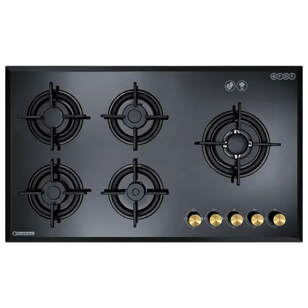 اجاق گاز صفحه ای درخشان مدل G606 Derakhshan Glass Gas Hob - 6