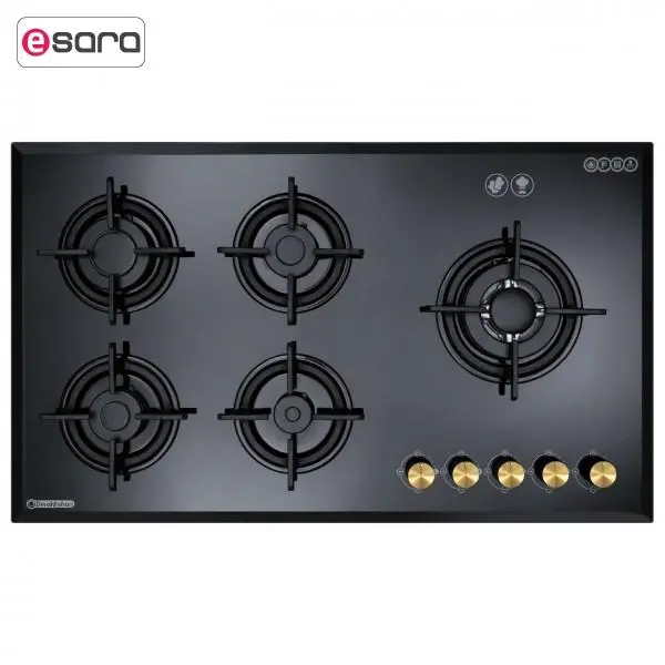 اجاق گاز صفحه ای درخشان مدل G606 Derakhshan Glass Gas Hob - 5