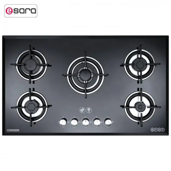 اجاق گاز صفحه ای درخشان مدل G607 Derakhshan Glass Gas Hob - 4