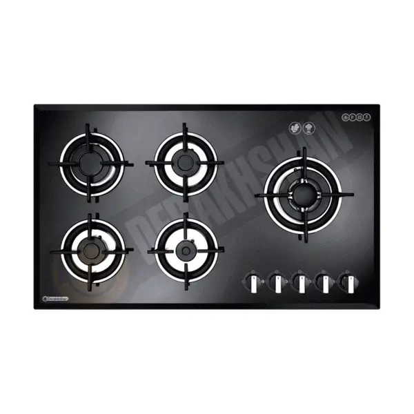 اجاق گاز درخشان کد G608 Derakhshan Glass Gas Hob - 5