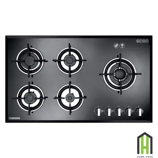 اجاق گاز درخشان کد G608 Derakhshan Glass Gas Hob - 4