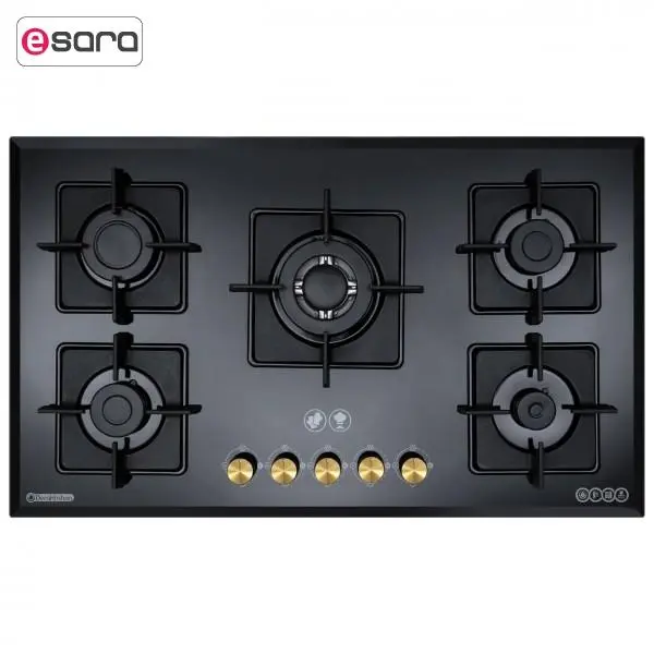 اجاق گاز صفحه ای درخشان مدل G611 Derakhshan Glass Gas Hob - 5