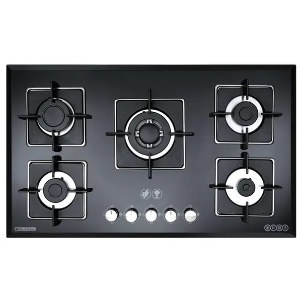 اجاق گاز صفحه ای درخشان مدل G613 Derakhshan Glass Gas Hob - 2