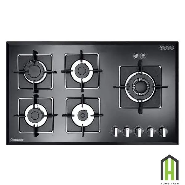 اجاق گاز درخشان کد G614 Derakhshan Glass Gas Hob - 4