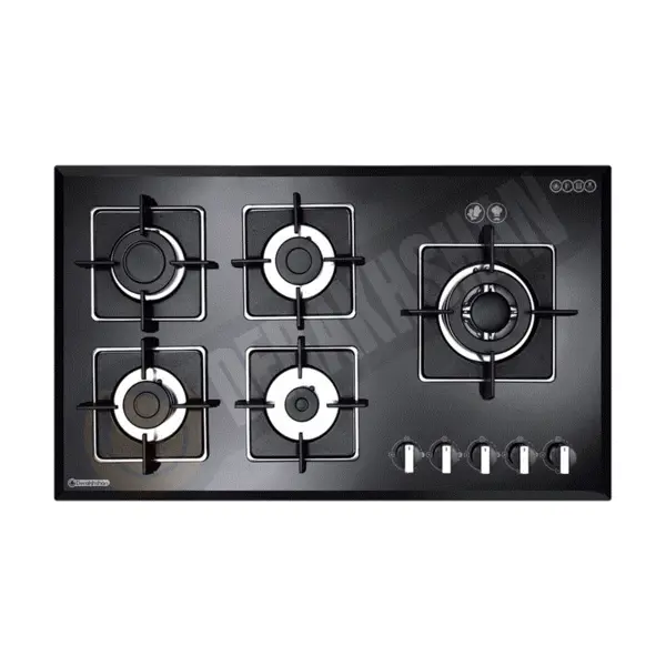 اجاق گاز درخشان کد G614 Derakhshan Glass Gas Hob - 5