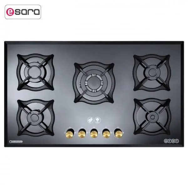 اجاق گاز صفحه ای درخشان مدل G615 Derakhshan Glass Gas Hob - 4