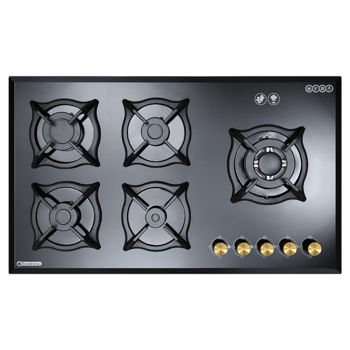 اجاق گاز صفحه ای درخشان مدل G616 Derakhshan Glass Gas Hob