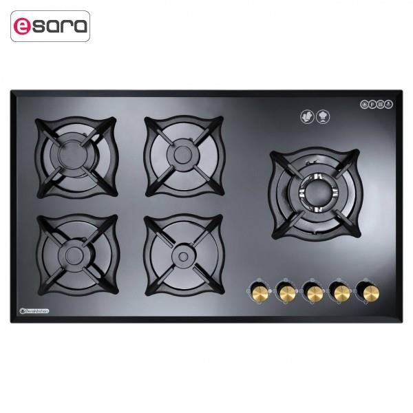 اجاق گاز صفحه ای درخشان مدل G616 Derakhshan Glass Gas Hob