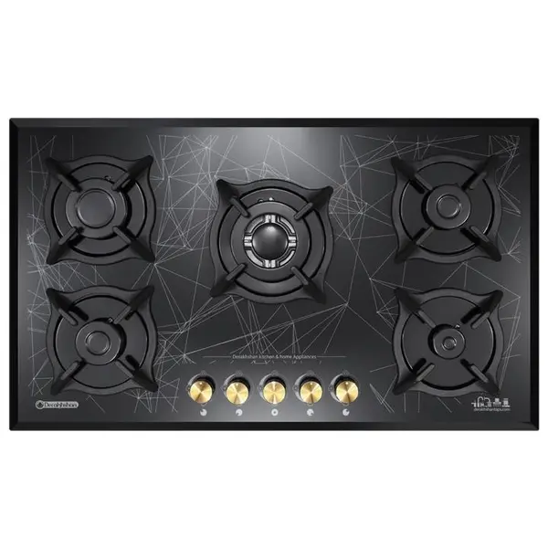 اجاق گاز صفحه ای درخشان مدل G625 Derakhshan Glass Gas Hob