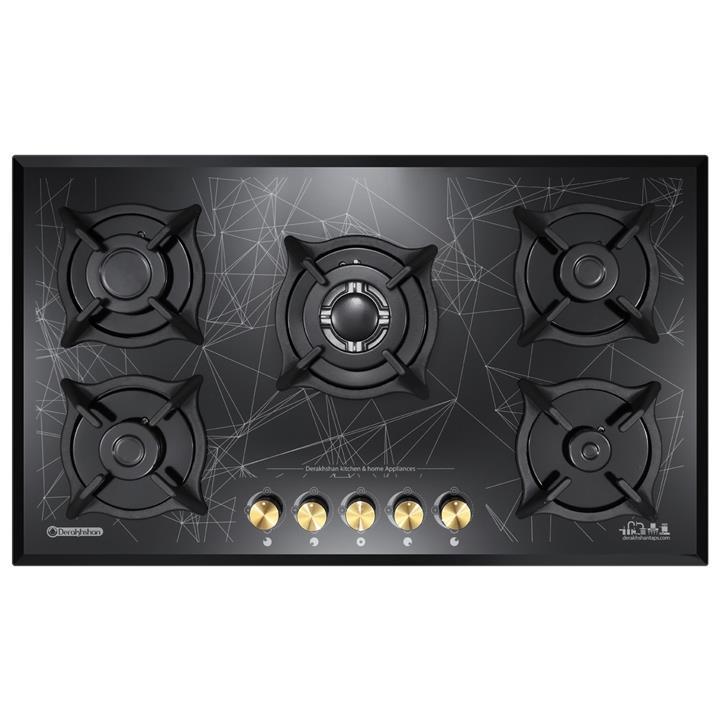 اجاق گاز صفحه ای درخشان مدل G625 Derakhshan Glass Gas Hob