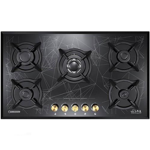 اجاق گاز صفحه ای درخشان مدل G625 Derakhshan Glass Gas Hob