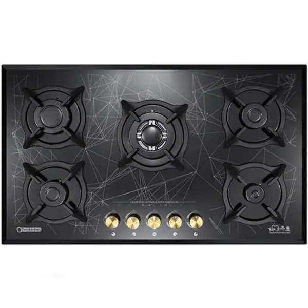 اجاق گاز صفحه ای درخشان مدل G625 Derakhshan Glass Gas Hob