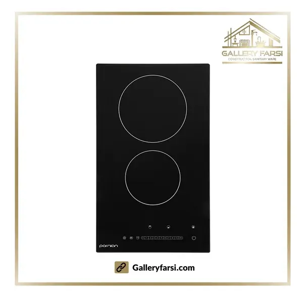 اجاق گازدو شعله شیشه سرامیکی پرنیان استیل مدل PB-2220 - 2