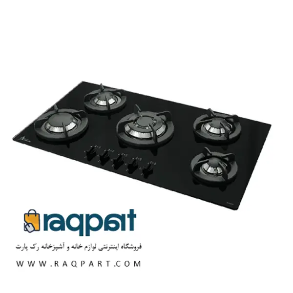 اجاق گاز صفحه ای اخوان V13 شیشه مدل ونوس 13 - 5