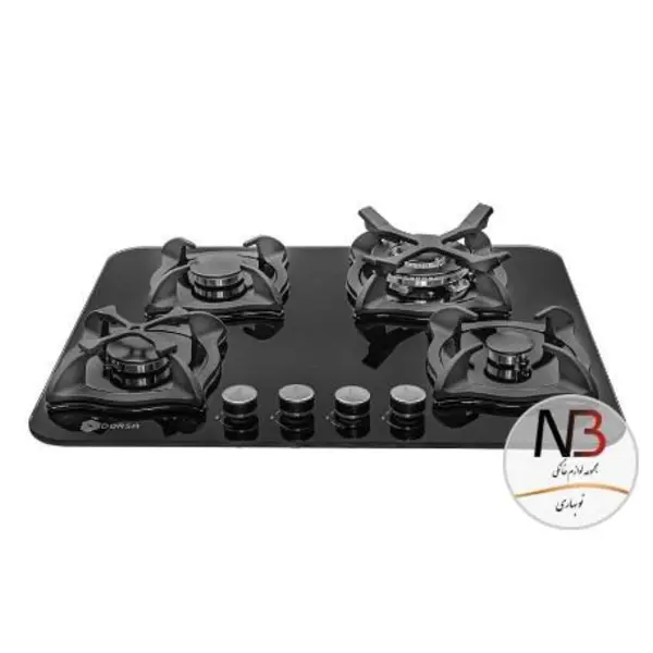 اجاق صفحه ای شیشه چهار شعله مدل آنا درسا - 2