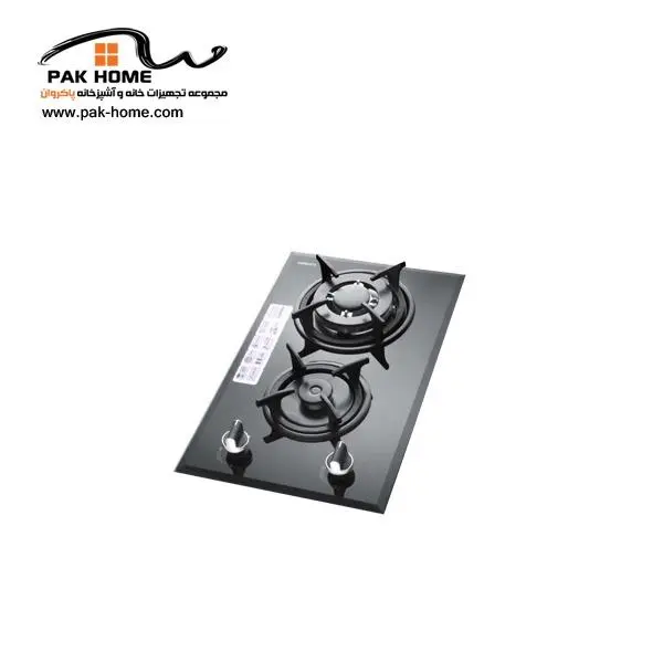 گاز رومیزی 2شعله شیشه ای سارگاتی مدل 296 - 2
