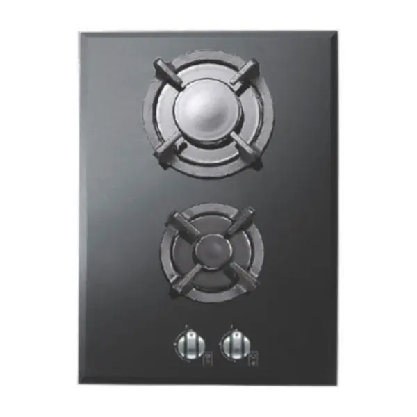 اجاق گاز صفحه ای شیشه 2 شعله استیل البرز مدل G2352 - 6