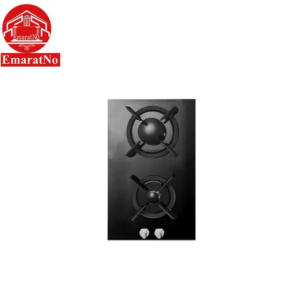 اجاق گاز صفحه ای شیشه 2 شعله استیل البرز مدل G2352 - 4