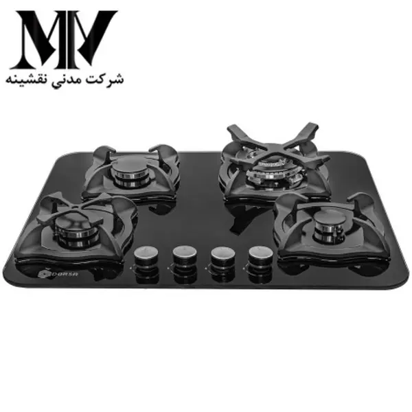 اجاق گاز شیشه ای درسا مدل آنا 4 شعله DG2104 - 2