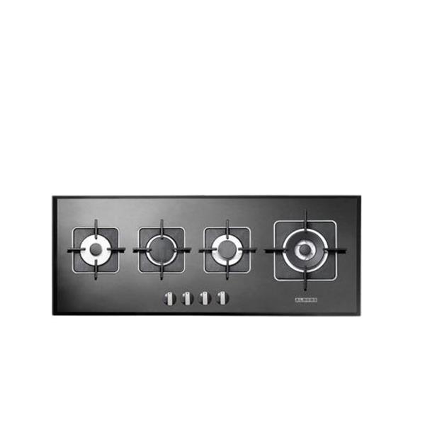 گاز صفحه ای شیشه 4 شعله خطی G4101 استیل البرز Steel Alborz Glass Hob