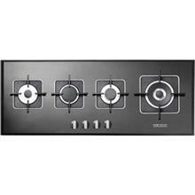 گاز صفحه ای شیشه 4 شعله خطی G4101 استیل البرز Steel Alborz Glass Hob