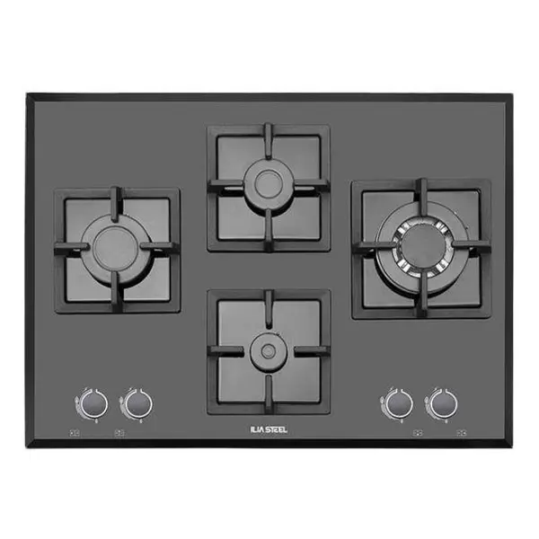 اجاق گاز 4 شعله شیشه ای ایلیا استیل مدل :G 416 - 3