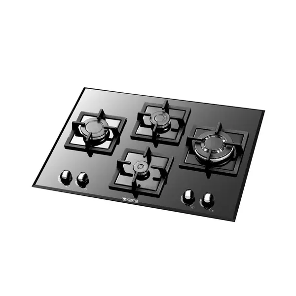 اجاق گاز 4 شعله شیشه ای ایلیا استیل مدل :G 416 - 2