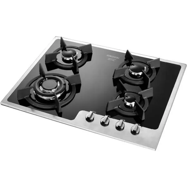 اجاق گاز صفحه ای شیشه 4 شعله استیل البرز مدل G4652S - 6