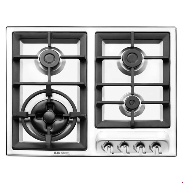 اجاق گاز 4 شعله استیل ایلیا مدل S 403 - 4